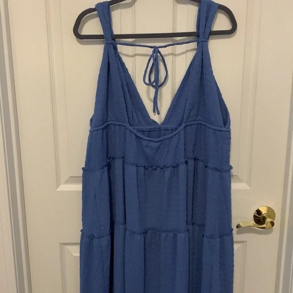 Free People FP Beach maxi dress / cover-up size Large - Picture 6 of 8